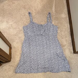 Old Navy Blue and White Floral Sundress